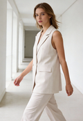 Gilet de tailleur sans manches