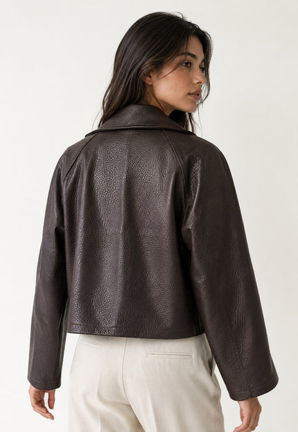 Veste courte similicuir