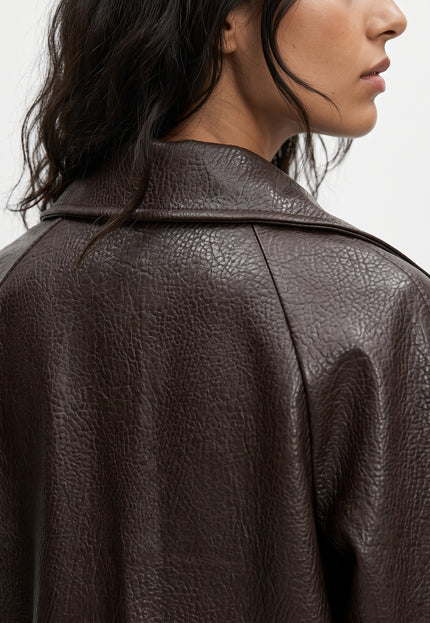 Veste courte similicuir