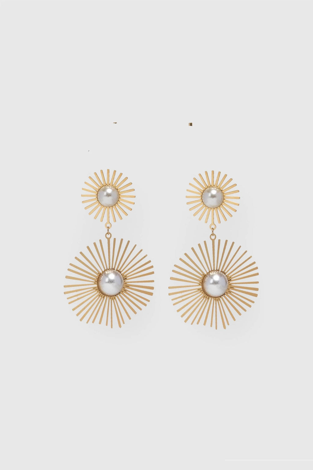 Boucles d'oreilles pendantes Soleil