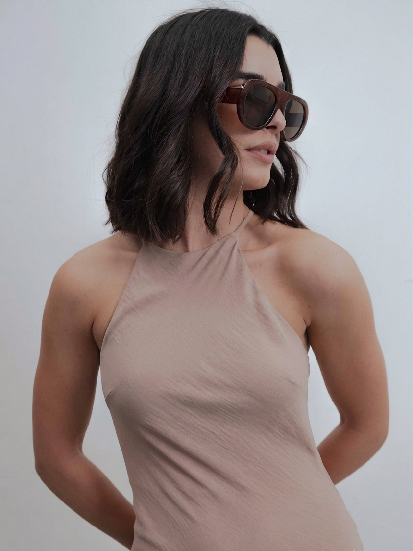 Robe encolure halter