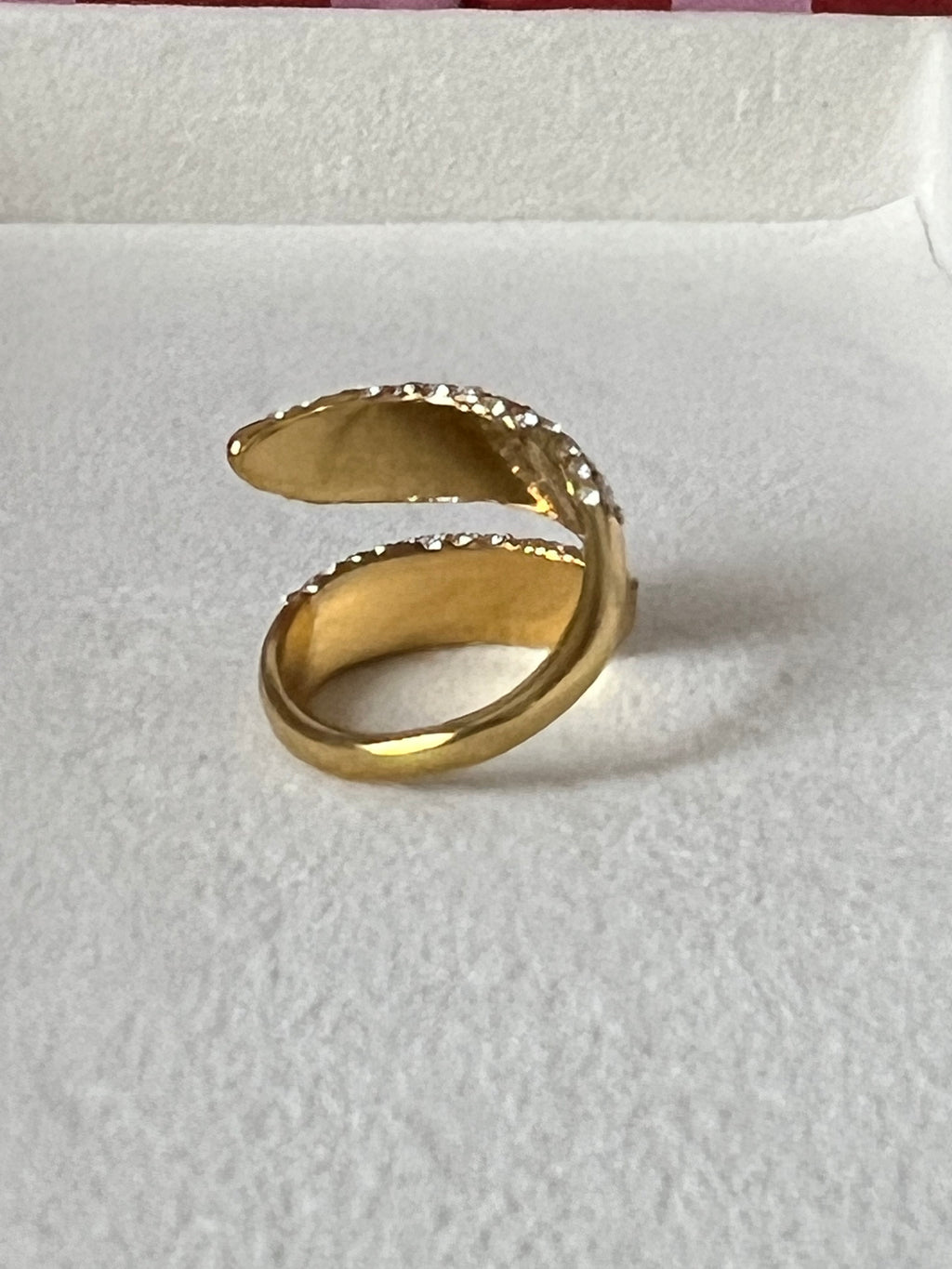 Bague strass