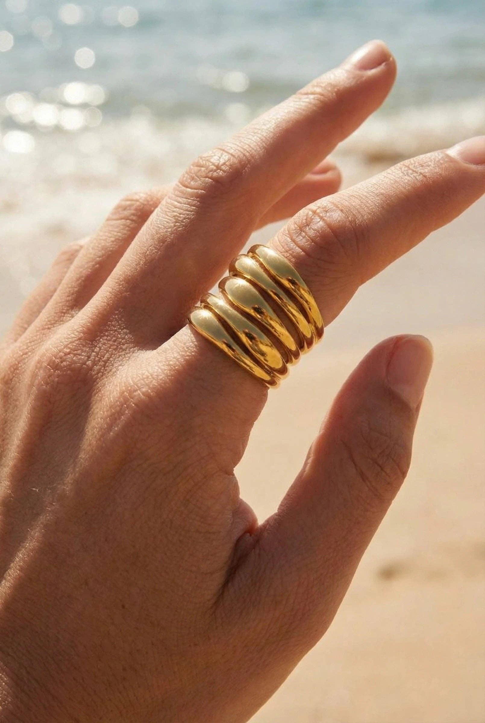 Bague multi rangs